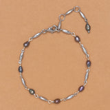 GREY PEARL COMBO BRACELET