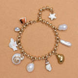 SANDY SHELL CHARM BRACELET