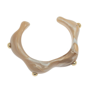 IVORY WAVE CUFF BRACELET (PRE-ORDER TAKES 15 DAYS)