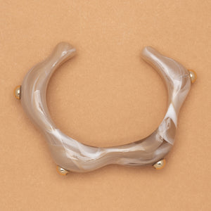 IVORY WAVE CUFF BRACELET (PRE-ORDER TAKES 15 DAYS)