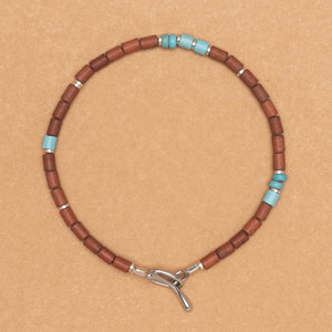 Sandy Coast Beads & Turquoise Bracelet
