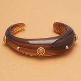 YELLOW JADE BANGLE