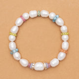 MOMMYS & ME PEARL STRETCHY BRACELET