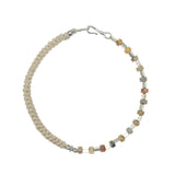 Tide Weave Leather Rope & Brown Jasper Stone Bracelet