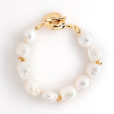 CHUNKY SINGLE STRAND PEARL BRACELET