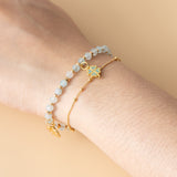 AQUAMARINE - LUCKY CHARM Bracelet