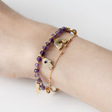 AMETHYST - LUCKY CHARM Bracelet