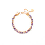 AMETHYST - LUCKY CHARM Bracelet