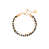 BLACK AGATE - LUCKY CHARM Bracelet