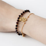 GARNET - LUCKY CHARM Bracelet