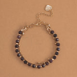 GARNET - LUCKY CHARM Bracelet