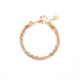 PEACH & GRAY Moonstone - LUCKY CHARM