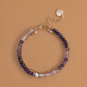 Mix Amethyst - LUCKY CHARM Bracelet [SPECIAL EDITION]