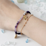 Mix Amethyst - LUCKY CHARM Bracelet [SPECIAL EDITION]