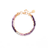 Mix Amethyst - LUCKY CHARM Bracelet [SPECIAL EDITION]