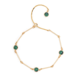 MALACHITE GOLD BRACELET