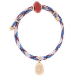 RED JASPER OCEAN DRAWSTRING BRACELET