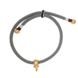 GREY SIAM HARMONY ADJUSTABLE KNOT BRACELET (PRE ORDER 30 DAY)