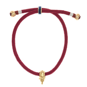 RED SIAM HARMONY ADJUSTABLE KNOT BRACELET (PRE ORDER 30 DAY)