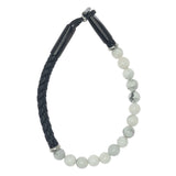 Howlite Braided Leather Bracelet