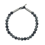 Snowflake Obsidian Shoreline Bracelet