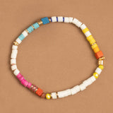 BLOOMING RAINBOW BEAD BRACELET
