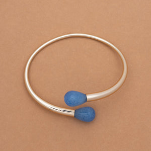DOUBLE BLUE CRYSTAL BANGLE