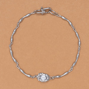 CRYSTAL CABLE CHAIN BRACELET