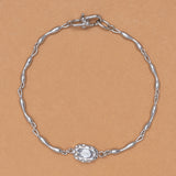 CRYSTAL CABLE CHAIN BRACELET