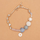 CHUNKY MIX BEAD CHARM BRACELET