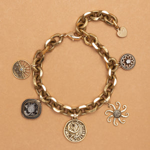 GOLD COIN TREASURE BRACELET