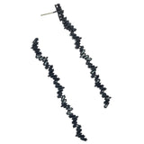 RHODIUM  GRACE DROP EARRINGS