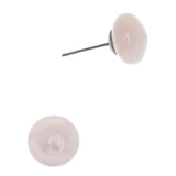 ROSE QUARTZ STUD EARRINGS