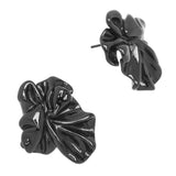 RHODIUM GRACE DROP EARRINGS