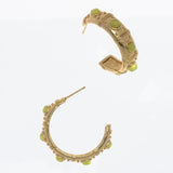 GREENIE GOLD DROP EARRINGS