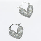 SILVER GRACE DROP EARRINGS