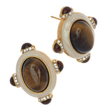 TIGER EYE DROP EARRINGS