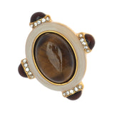 TIGER EYE DROP EARRINGS