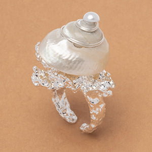 NAUTILUS SILVER CROWN RING (PRE-ORDER TAKES 15 DAYS)