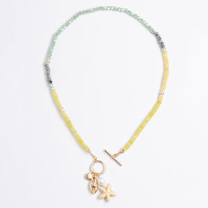 SUNSHINE PEARL BEADED NECKLACE