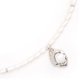 WHITE PEARL DAINTY NECKLACE