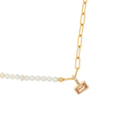 MOMMYS & ME PEARL STONE  NECKLACE