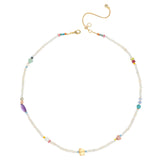 MOMMYS & ME MIX STONE  NECKLACE