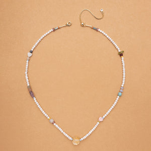 MOMMYS & ME MIX STONE  NECKLACE