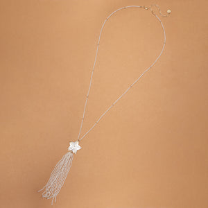 VIEIRA BEADS TASSEL NECKLACE (PRE-ORDER TAKES 15 DAYS)