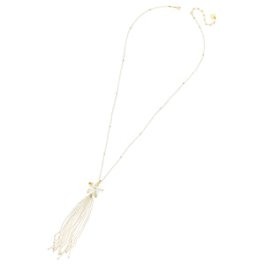 VIEIRA BEADS TASSEL NECKLACE (PRE-ORDER TAKES 15 DAYS)