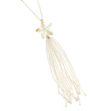 VIEIRA BEADS TASSEL NECKLACE (PRE-ORDER TAKES 15 DAYS)