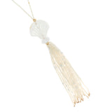 MEDUSA BEADS TASSEL NECKLACE  (PRE-ORDER TAKES 15 DAYS)