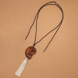 SEASHELL FRAGMENTS TASSEL NECKLACE (PRE-ORDER TAKES 15 DAYS)