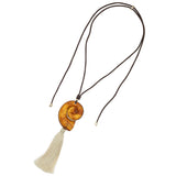 SEASHELL FRAGMENTS TASSEL NECKLACE (PRE-ORDER TAKES 15 DAYS)